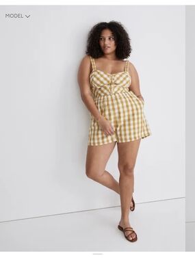 Madewell Modular Sleeveless Romper